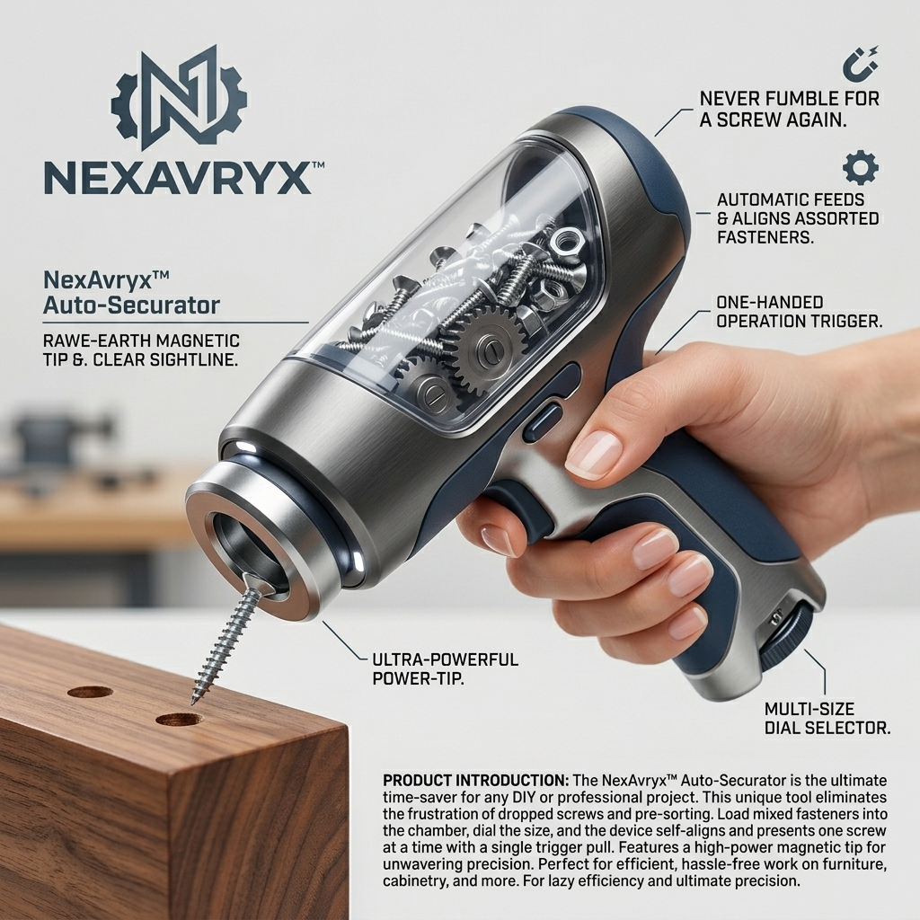 NEXAVRYX™ QuickFeed Precision Screw Driver & Fastener Loader