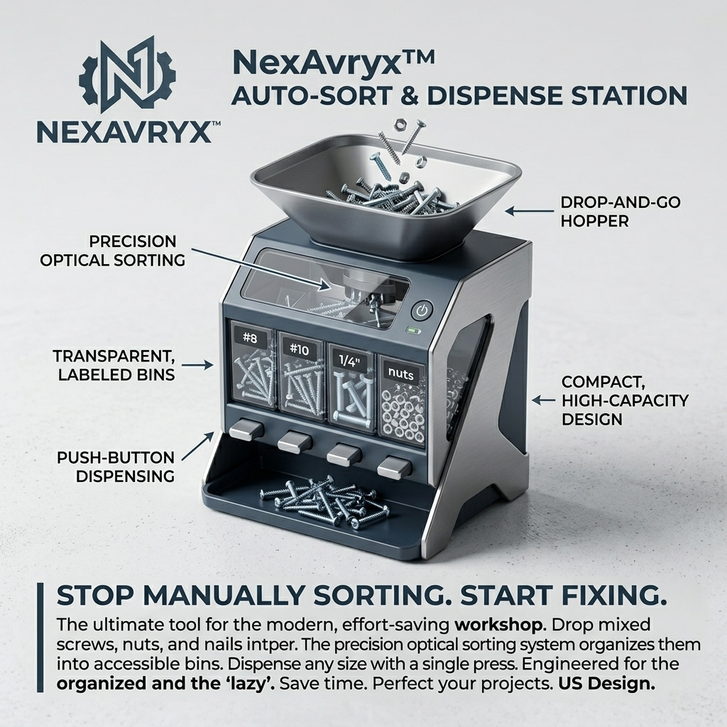 NEXAVRYX™ SmartFlow Fastener Organizer & Dispensing Hub